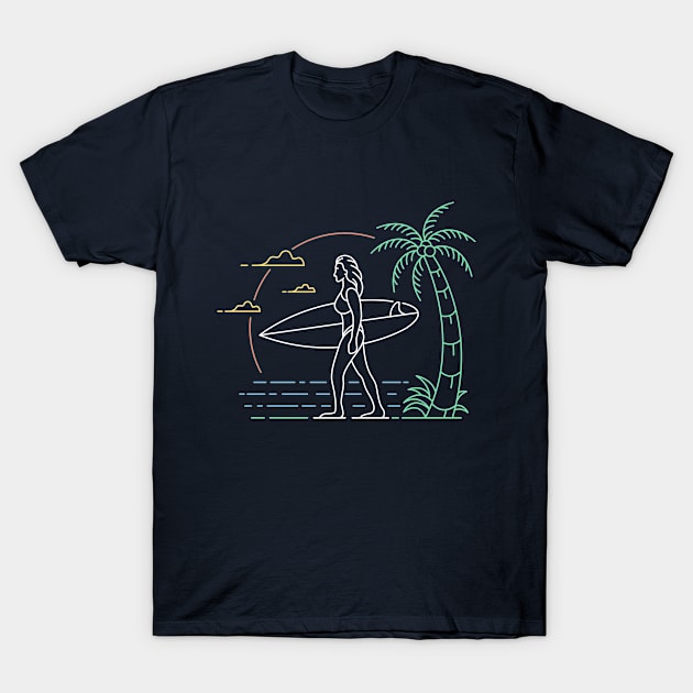 Sexy Summer 1 T-Shirt by VEKTORKITA